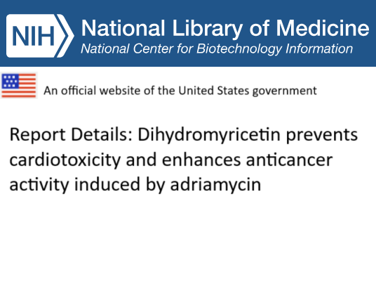 Dihydromyricetin prevents cardiotoxicity and enhances anticancer activity induced by adriamycin